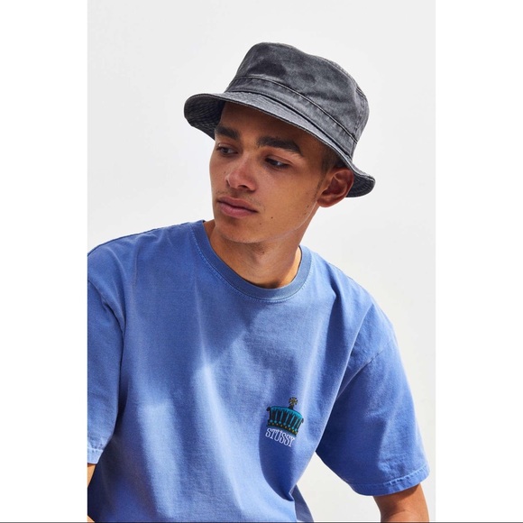 mens denim bucket hat